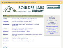 Tablet Screenshot of library.bldrdoc.gov